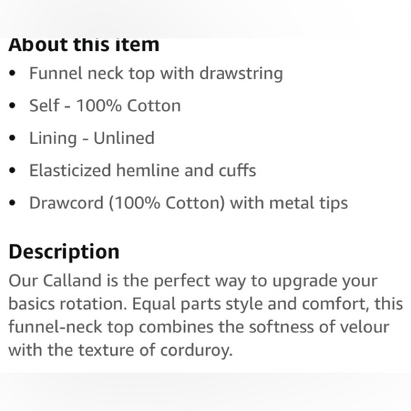 UGG Calland Funnel Neck Top Size M NWT - Picture 10 of 11